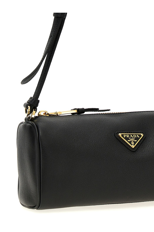 Logo shoulder bag Black Logo shoulder bag Black