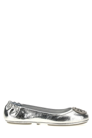 Балетки TORY BURCH 'Minnie Travel' Срібло 165361040 Балетки TORY BURCH 'Minnie Travel' Срібло 165361040