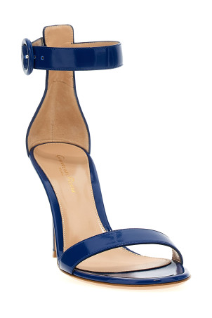 Босоніжки GIANVITO ROSSI 'Portofino' Синій G6095385RICNUIRIOX Босоніжки GIANVITO ROSSI 'Portofino' Синій G6095385RICNUIRIOX