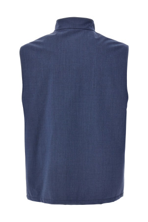 Вовняний жилет Синій BRUNELLO CUCINELLI MM4506521CKG58