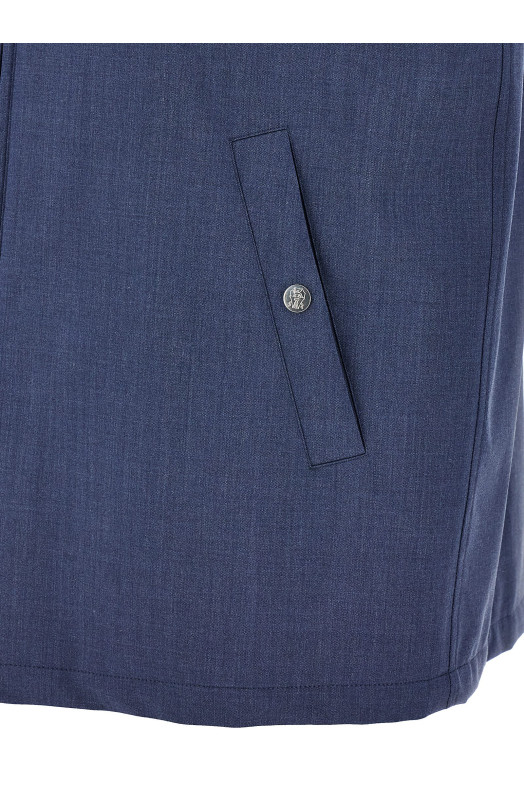 Вовняний жилет Синій BRUNELLO CUCINELLI MM4506521CKG58 Вовняний жилет Синій BRUNELLO CUCINELLI MM4506521CKG58