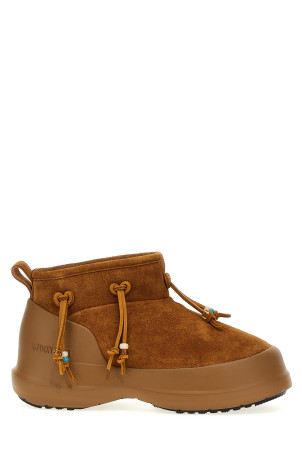 Ботильйони MOON BOOT 'Luna Low Suede Beads' коричневі 80D2480100M008 Ботильйони MOON BOOT 'Luna Low Suede Beads' коричневі 80D2480100M008
