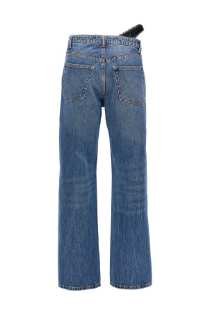 Джинси DENIM X ALEXANDER WANG 'Dip Side Lace Undie' Сині 4DC1254612473 Джинси DENIM X ALEXANDER WANG 'Dip Side Lace Undie' Сині 4DC1254612473