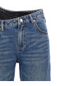 Джинси DENIM X ALEXANDER WANG 'Dip Side Lace Undie' Сині 4DC1254612473 Джинси DENIM X ALEXANDER WANG 'Dip Side Lace Undie' Сині 4DC1254612473