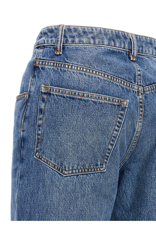 Джинси DENIM X ALEXANDER WANG 'Dip Side Lace Undie' Сині 4DC1254612473 Джинси DENIM X ALEXANDER WANG 'Dip Side Lace Undie' Сині 4DC1254612473
