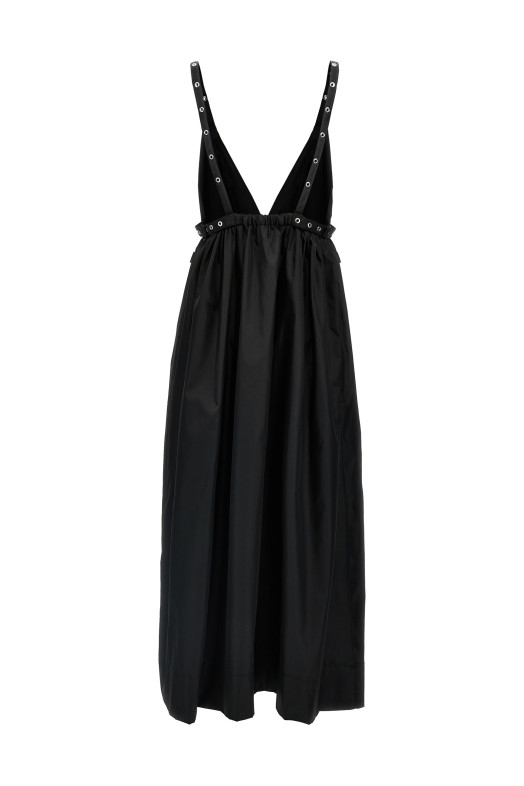 'Duchesse Nylon Strap' dress Black