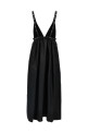 'Duchesse Nylon Strap' dress Black