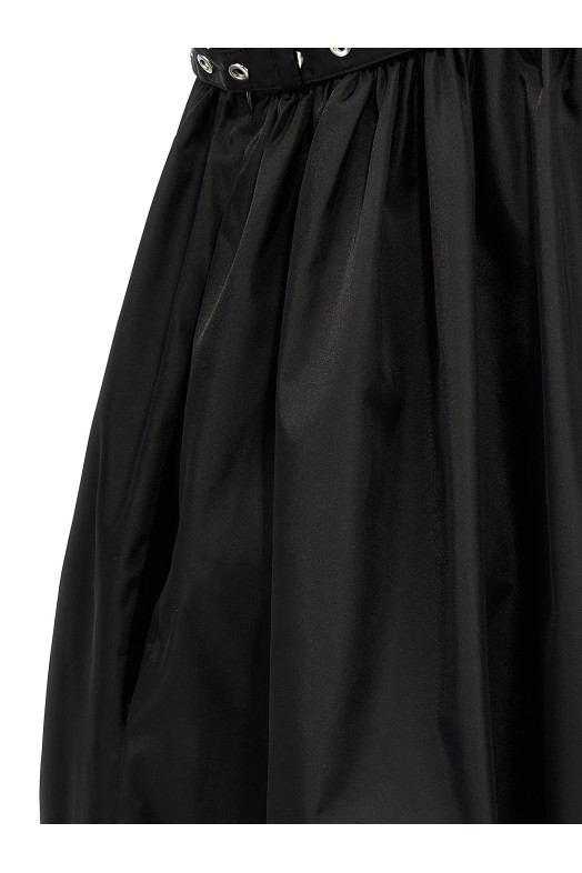 'Duchesse Nylon Strap' dress Black