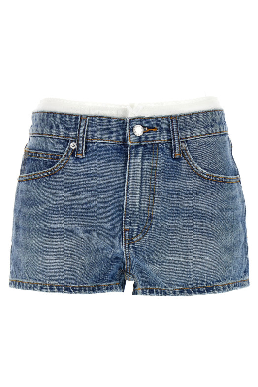 Джинсові шорти сині DENIM X ALEXANDER WANG 4DC1254521486 Джинсові шорти сині DENIM X ALEXANDER WANG 4DC1254521486