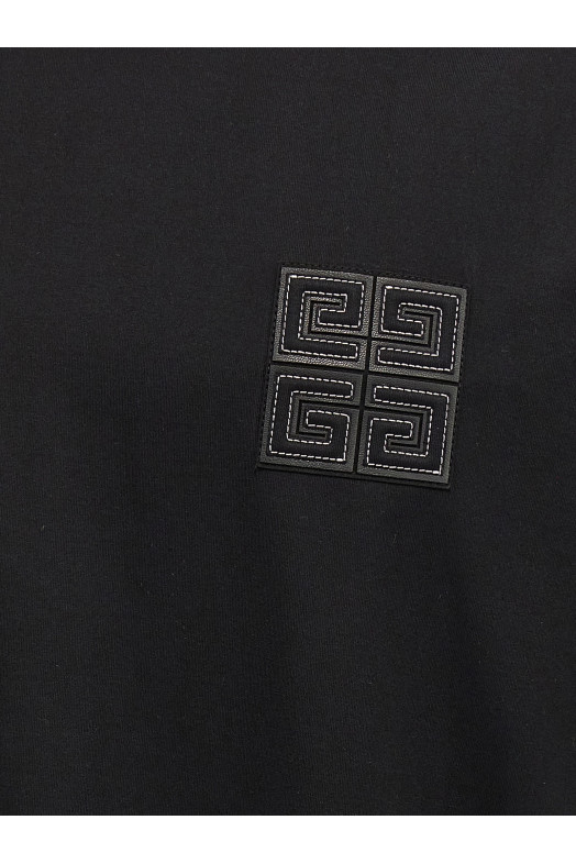 Футболка з логотипом GIVENCHY '4G' чорна BM71MG3YPQ004 Футболка з логотипом GIVENCHY '4G' чорна BM71MG3YPQ004