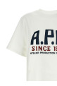 Футболка з принтом логотипу Біла A.P.C. COHBUM26442AAB Футболка з принтом логотипу Біла A.P.C. COHBUM26442AAB