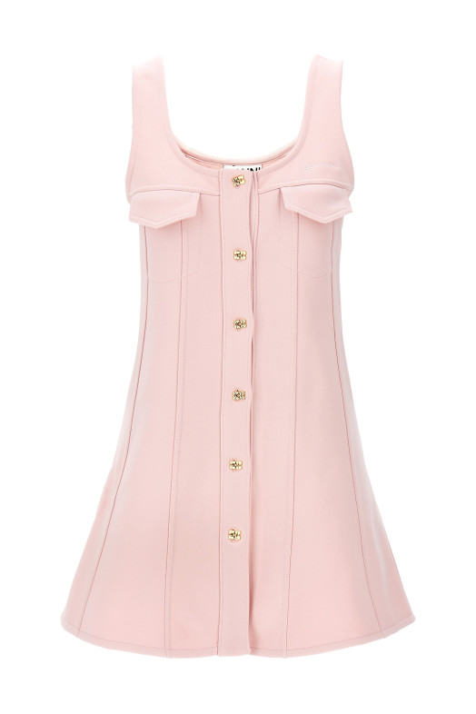 Міні-сукня Рожевий GANNI T4111868 Міні-сукня Рожевий GANNI T4111868