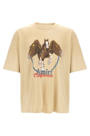 Футболка AMIRI 'Pegasus' Серый AMJYTE1130ALABASTER Футболка AMIRI 'Pegasus' Серый AMJYTE1130ALABASTER