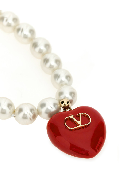 Valentino Garavani 'Coeur Royal' necklace White Valentino Garavani 'Coeur Royal' necklace White