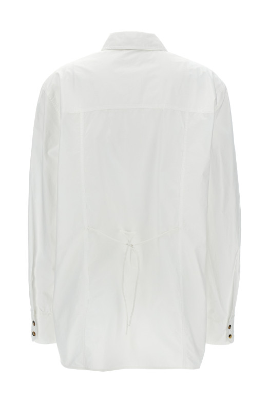 Lace-up shirt White Lace-up shirt White