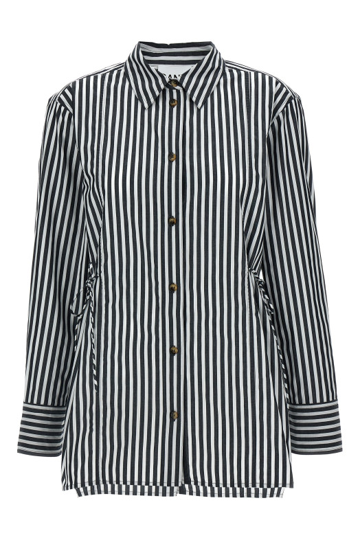 Lace-up shirt Black Lace-up shirt Black