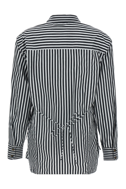 Lace-up shirt Black Lace-up shirt Black