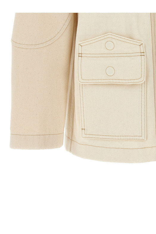 Denim parka Beige Denim parka Beige