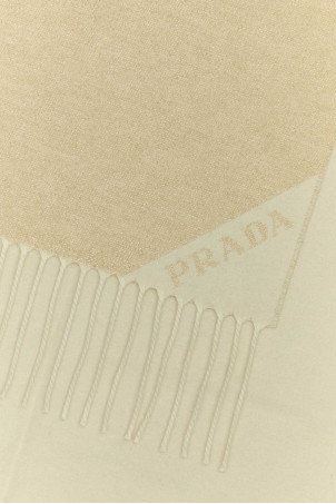 Sand silk blend scarf PRADA (1FS091DGI) Sand silk blend scarf PRADA (1FS091DGI)