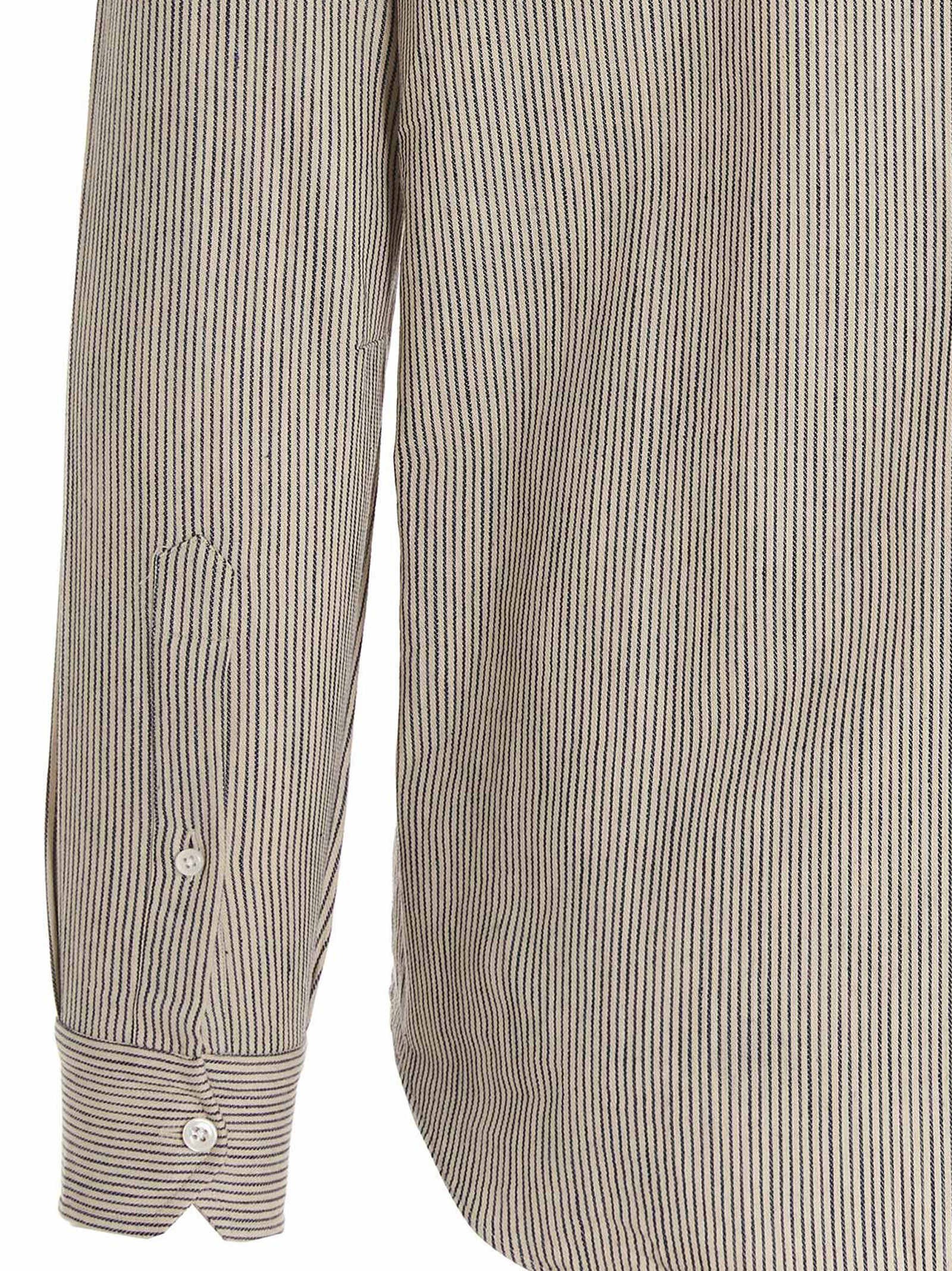 Borriello blue and white striped shirt - BORRIELLO - Vectory uomo