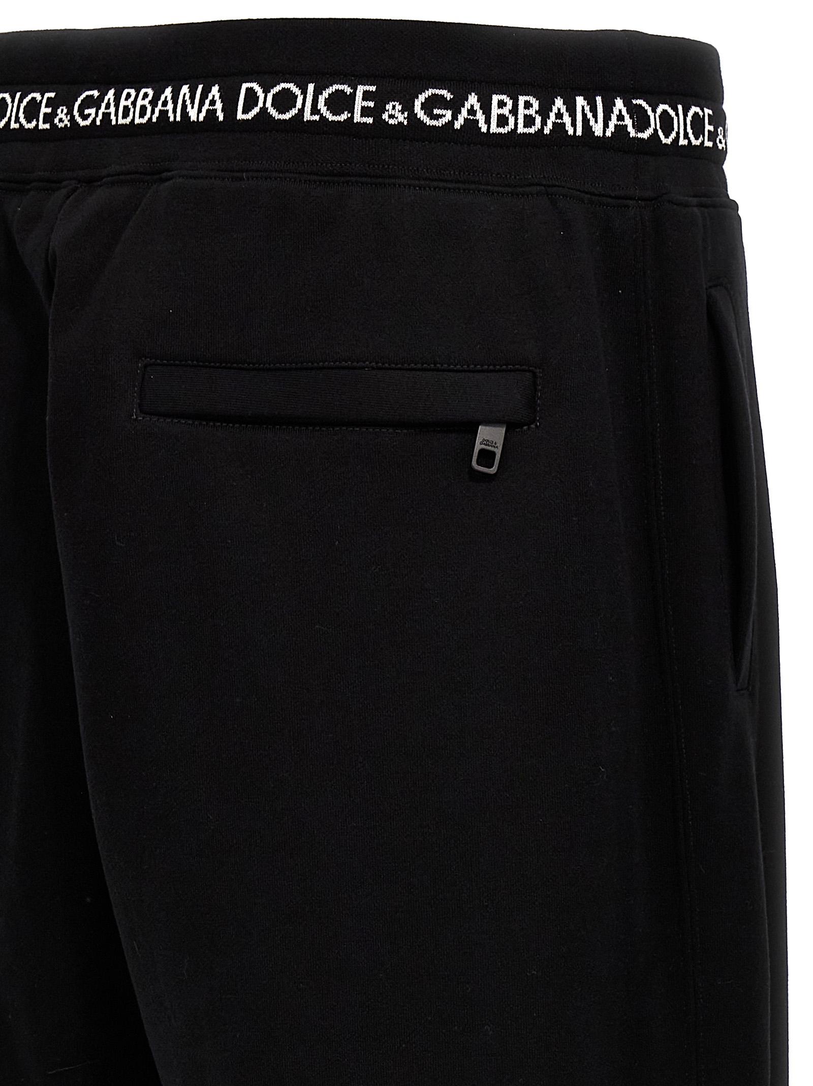 Dolce & Gabbana boy jogger with logo band Black