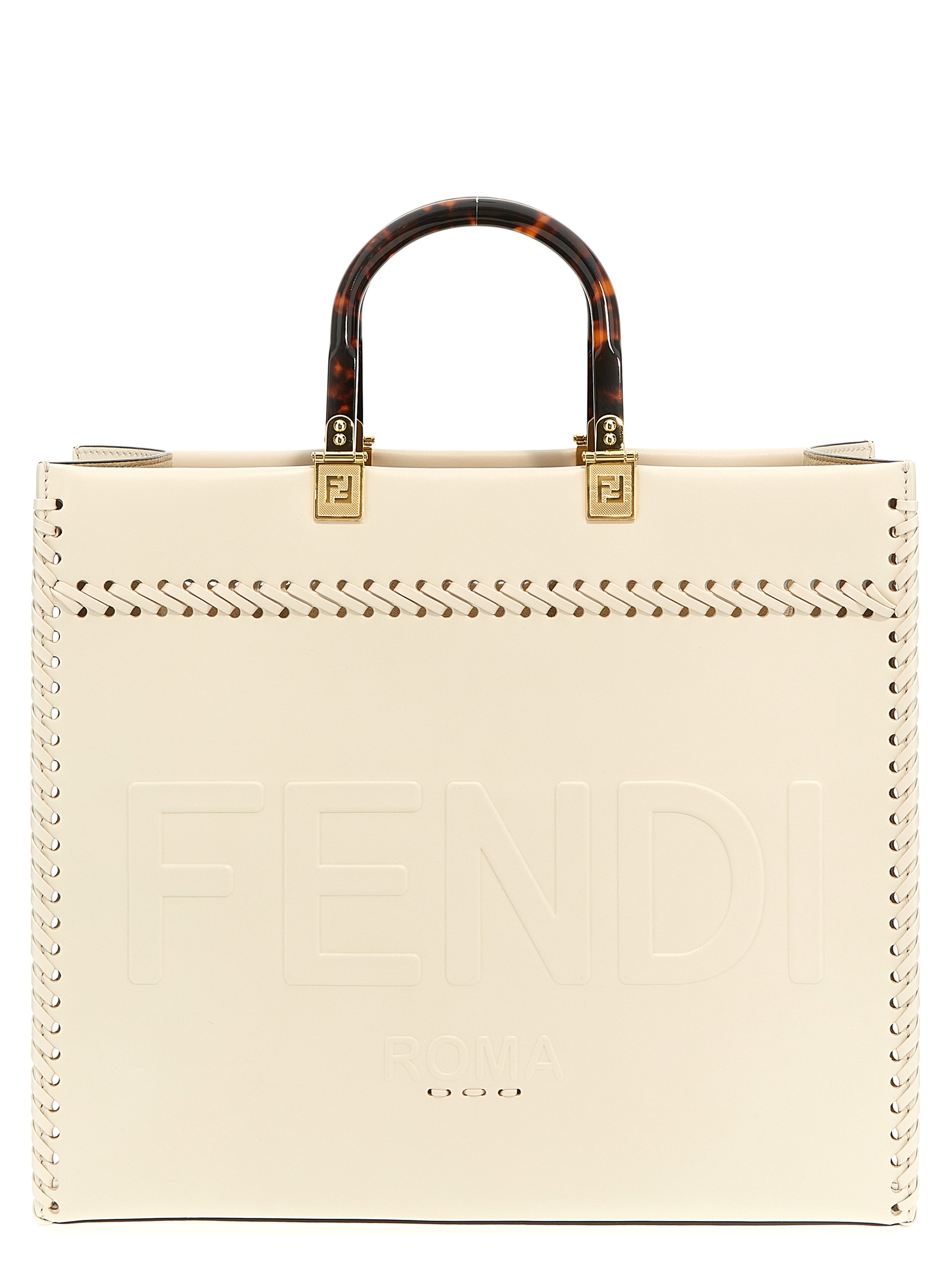 Fendi Sunshine Medium' shopping bag White