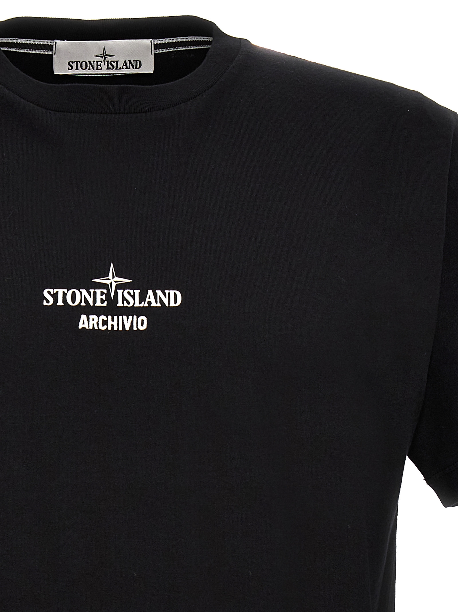 Stone island archivio store t shirt black